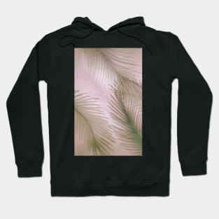 PASTEL FEATHERS PALM TROPICAL MUTED EXOTIC BEACH DESIGN Hoodie